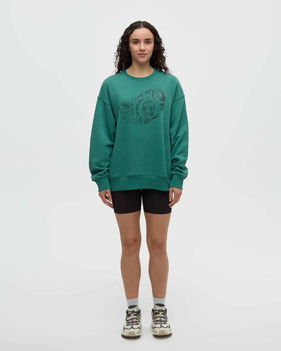 Amazon Greenery Relaxed Logo Crew - Image 2