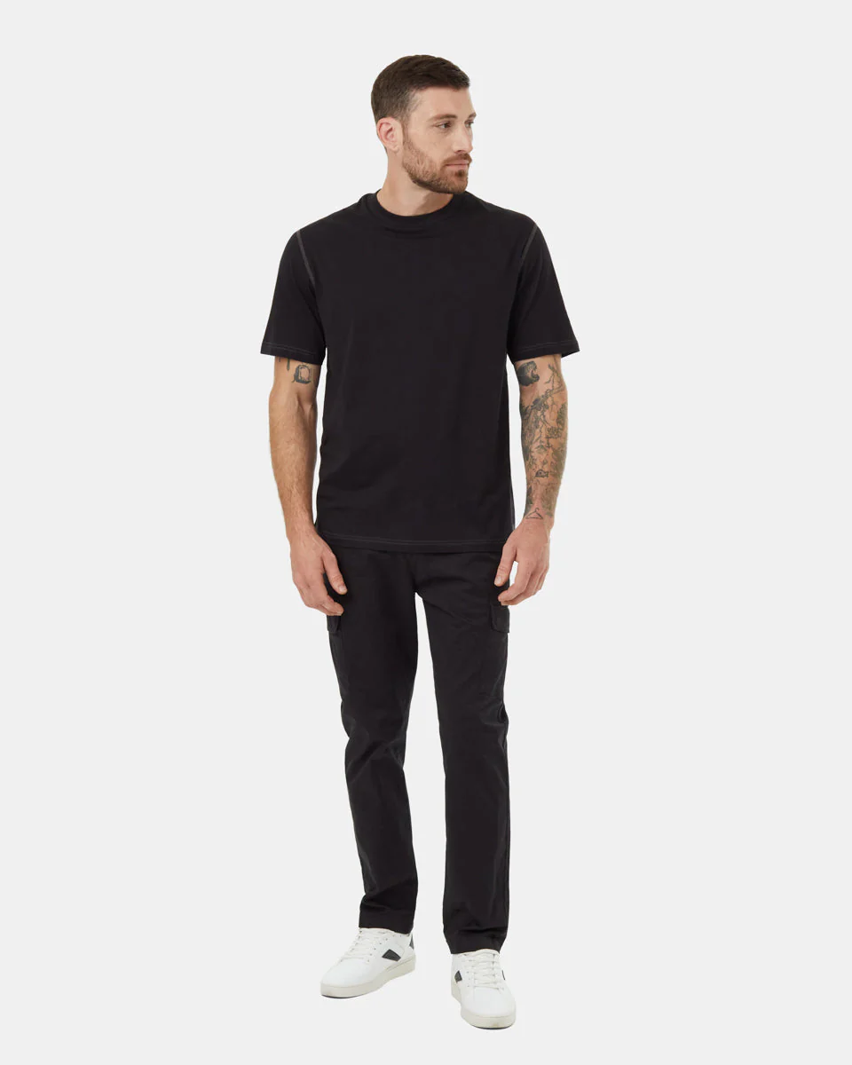 Contrast Thread Relaxed T-Shirt - Image 2