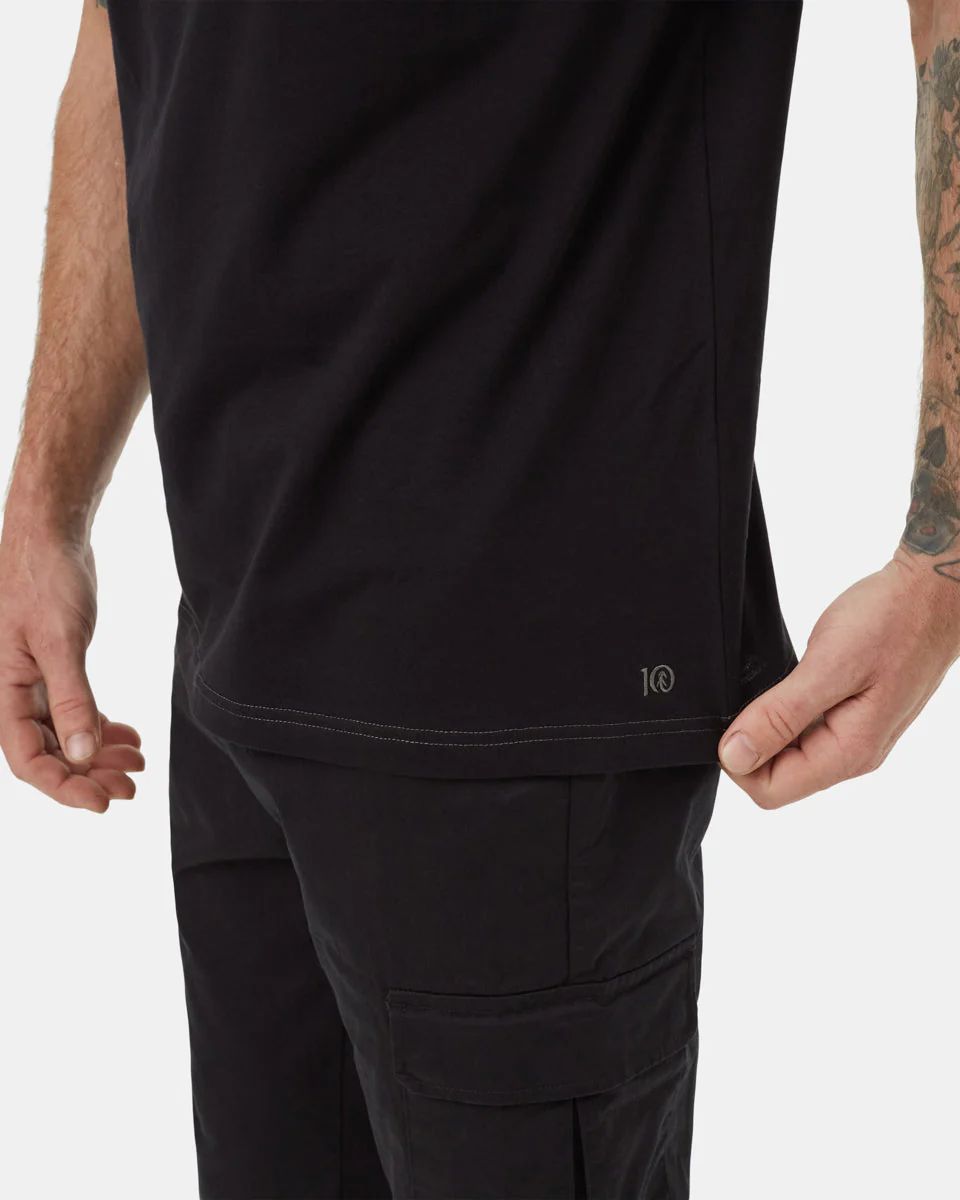 Contrast Thread Relaxed T-Shirt - Image 5