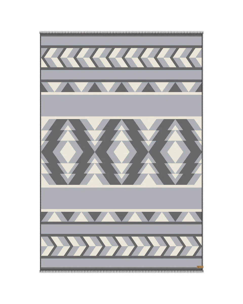 Cotton Geo Blanket Scarf - Image 6