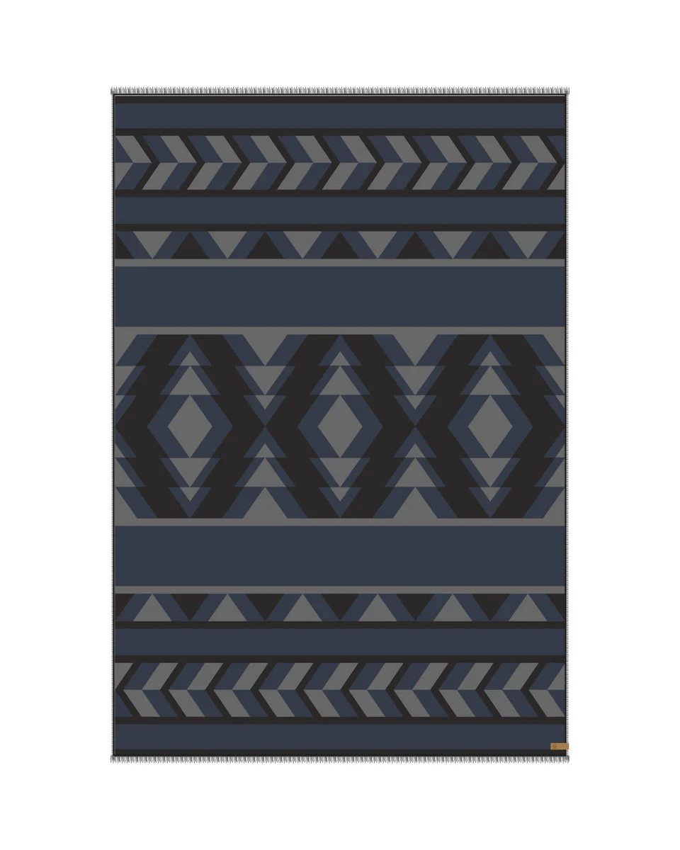 Cotton Geo Blanket Scarf - Image 5