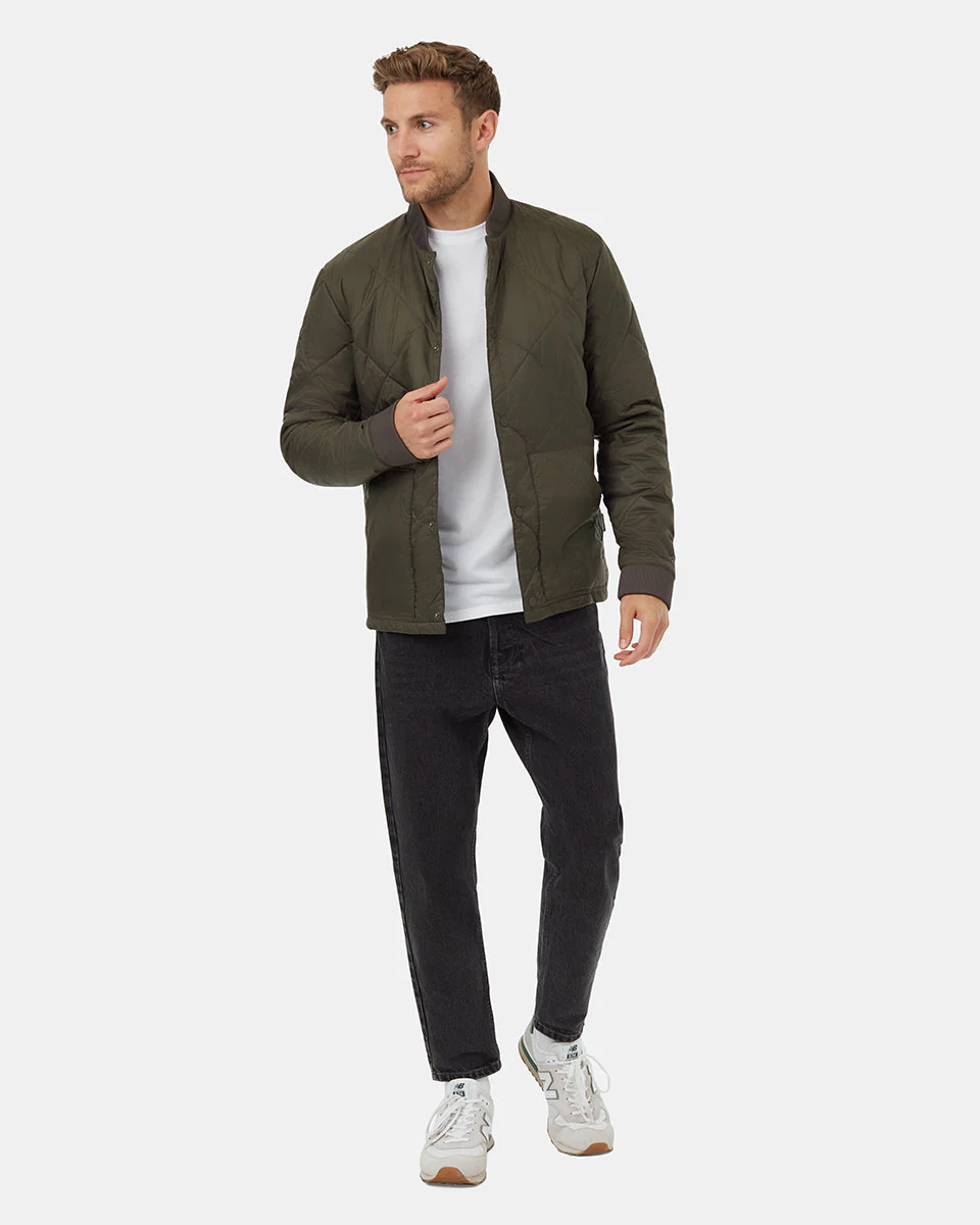 Diamond Padded Bomber Jacket - Image 2