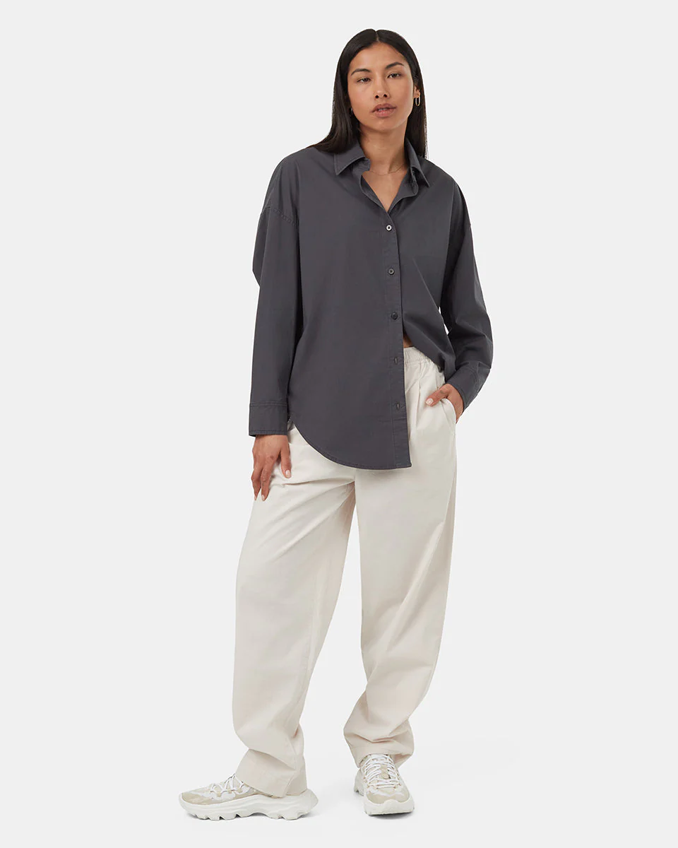 EcoStretch Cotton Oversized Shirt - Image 2