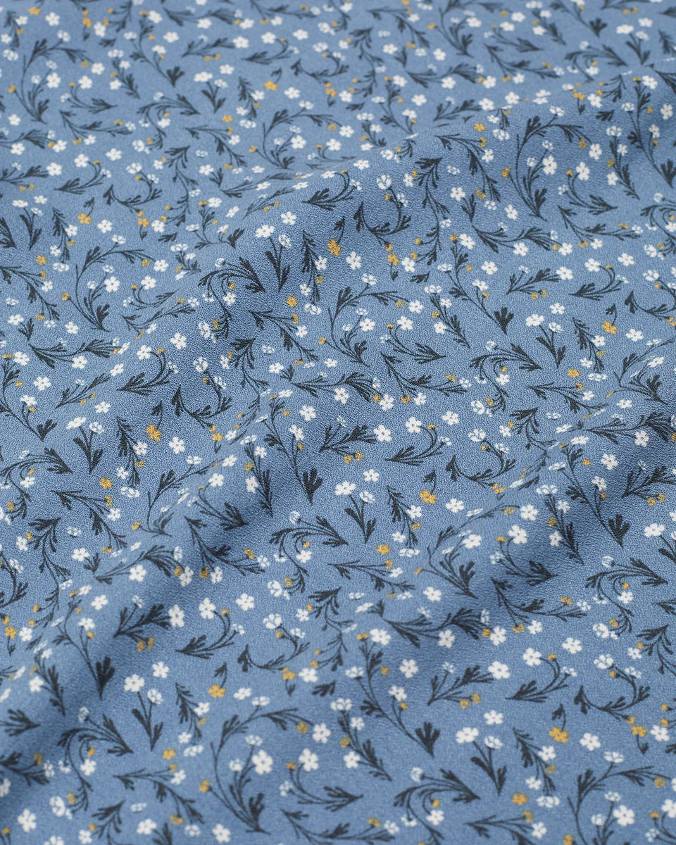 EcoWoven Crepe Smocked Blouse - Image 5