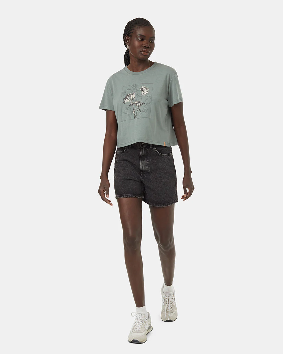 Floral Crop T-Shirt - Image 2