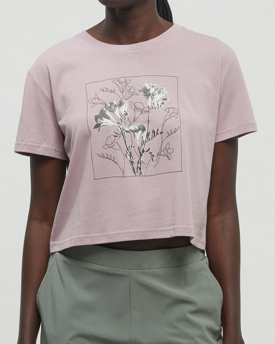 Floral Crop T-Shirt - Image 4