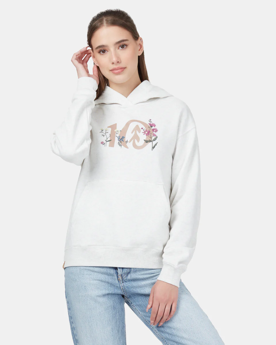 Floral Logo Hoodie