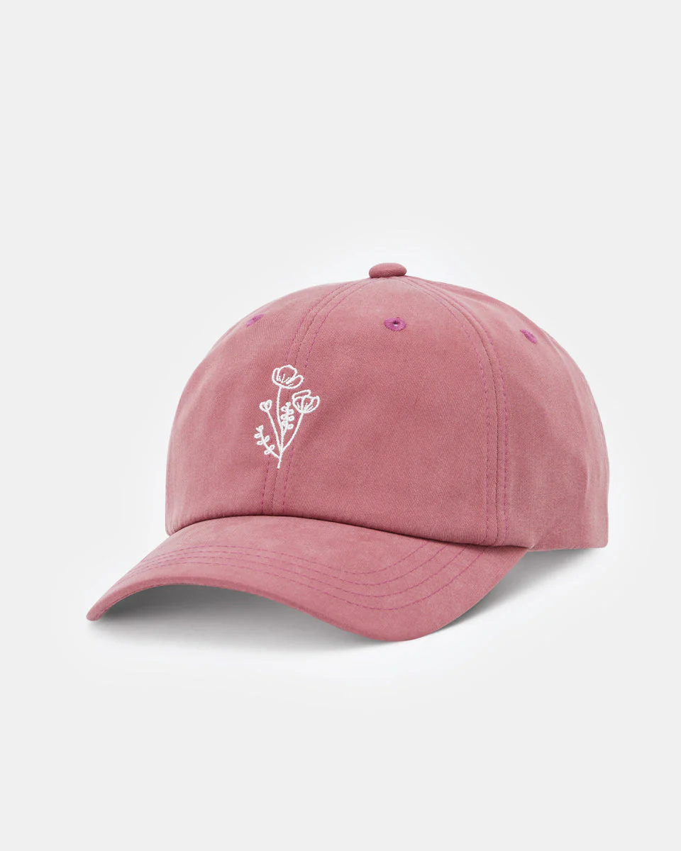 Flower Embroidery Peak Hat
