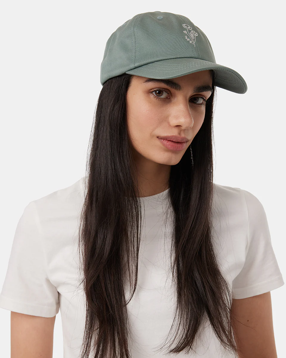 Flower Embroidery Peak Hat - Image 4