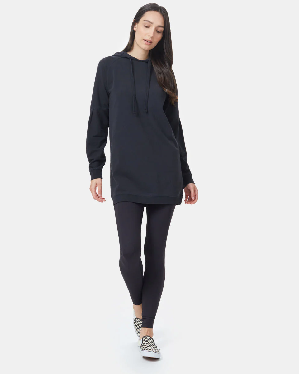 Oversized French Terry Hoodie Dress - Image 2