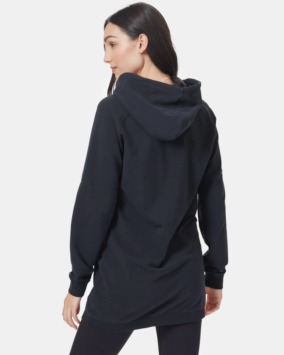 Oversized French Terry Hoodie Dress - Image 3