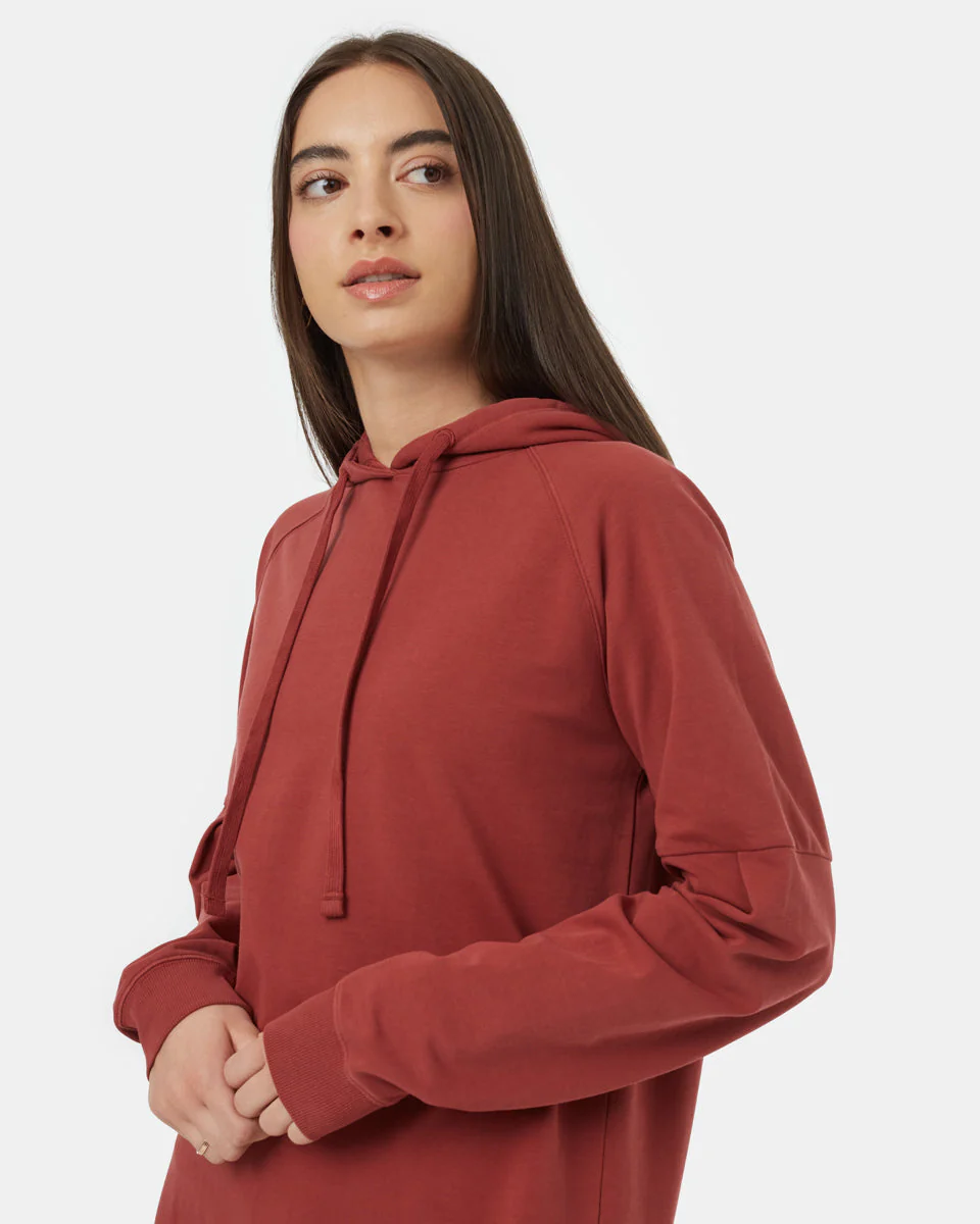 Oversized French Terry Hoodie Dress - Image 4