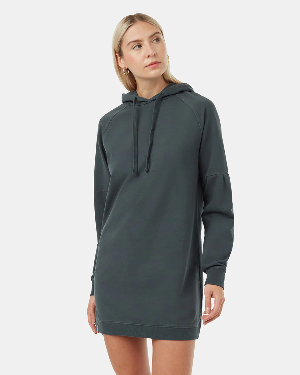 Oversized French Terry Hoodie Dress - Image 2