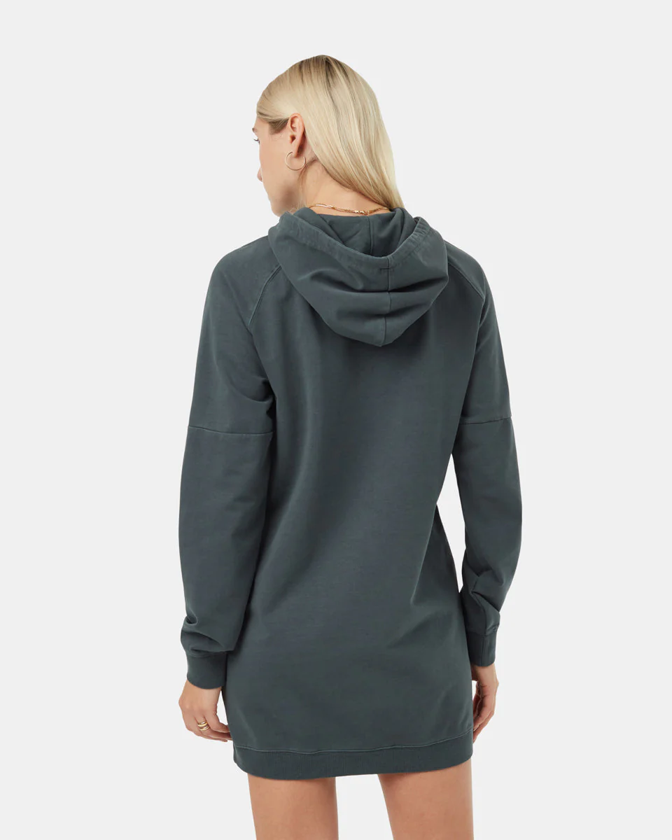 Oversized French Terry Hoodie Dress - Image 3