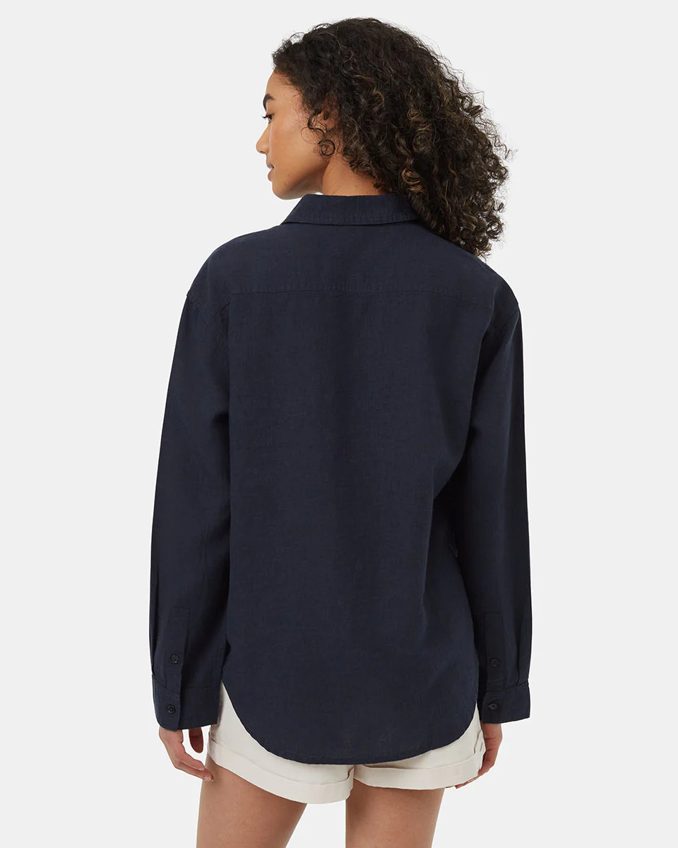 Hemp Button Front Shirt - Image 3