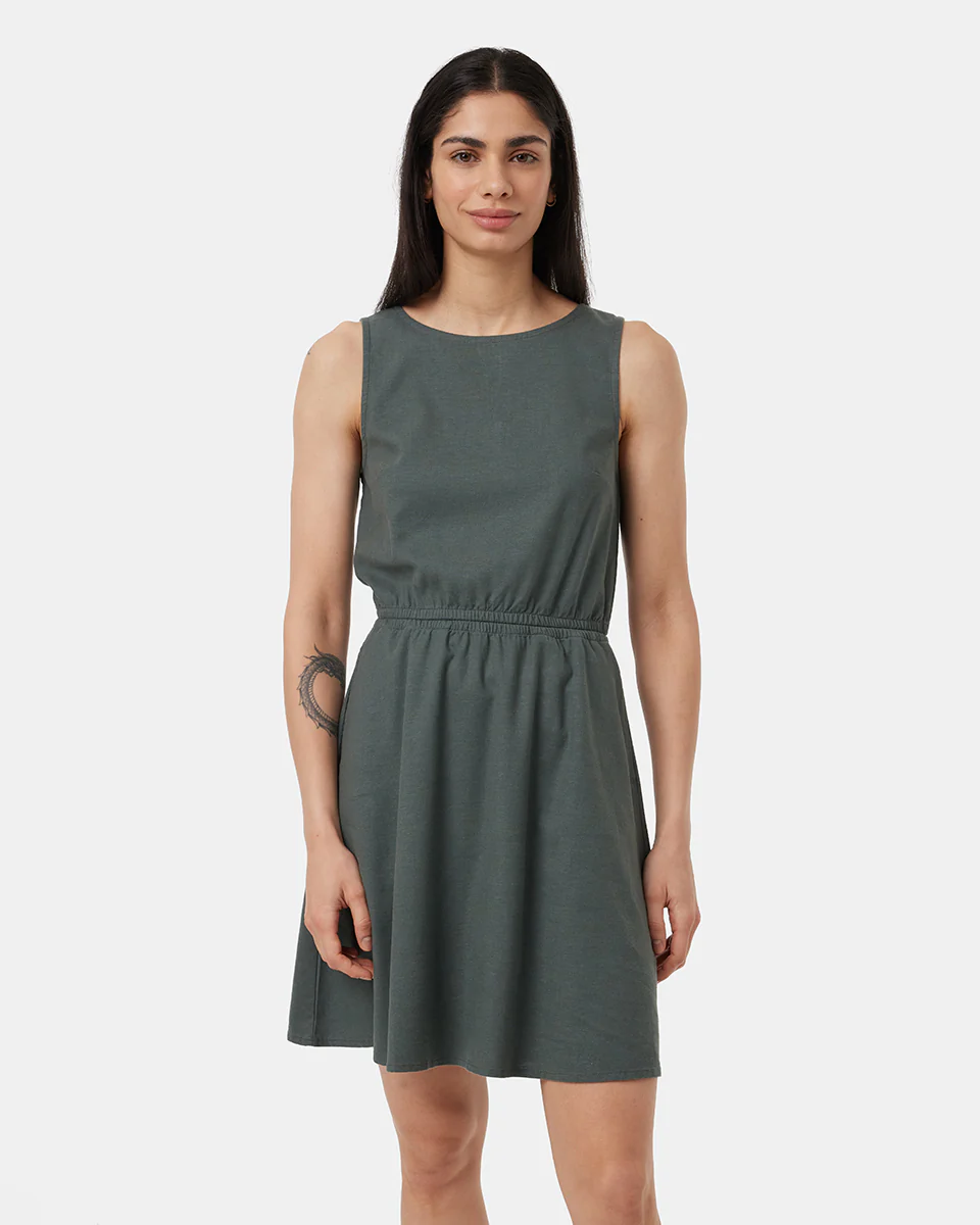 Hemp Cutout Dress - Image 2