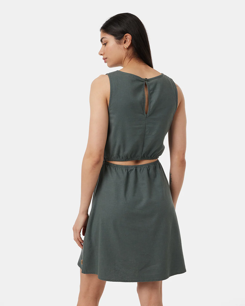 Hemp Cutout Dress - Image 3