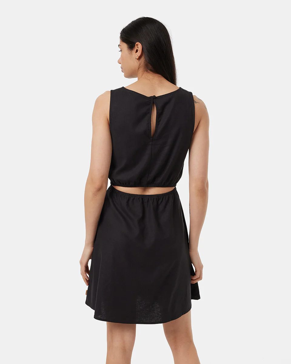 Hemp Cutout Dress - Image 3