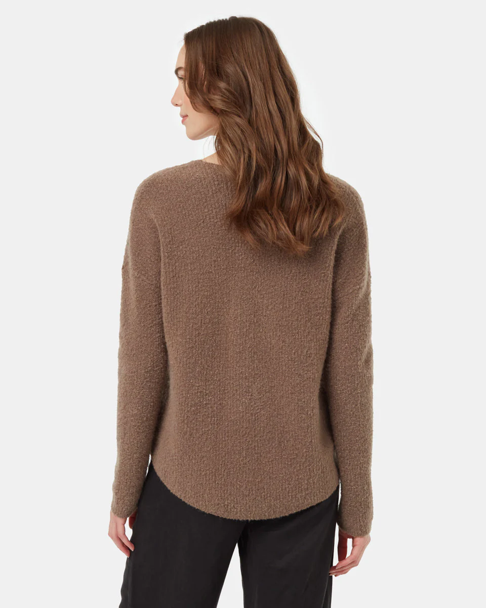Highline Fuzzy V-Neck Sweater - Image 3