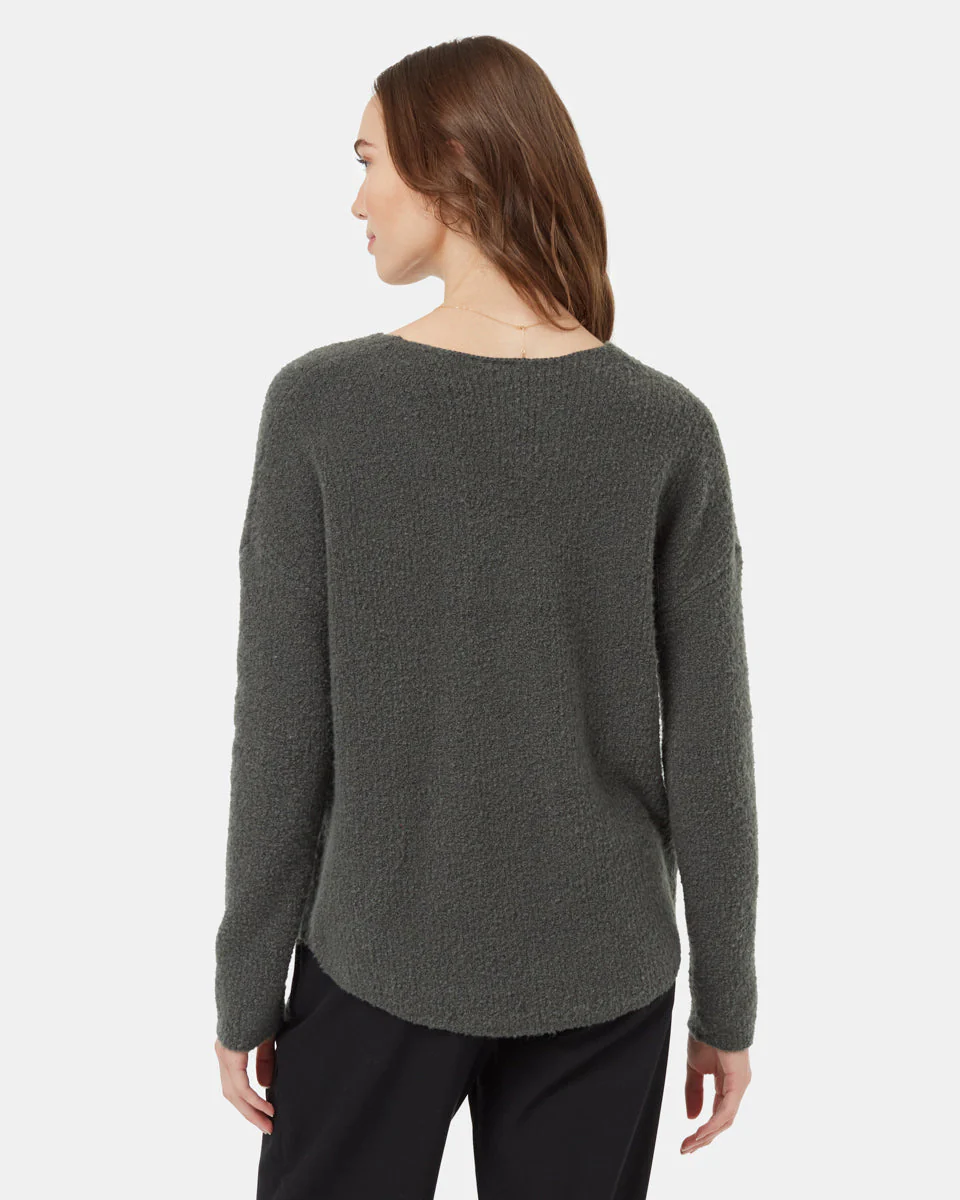 Highline Fuzzy V-Neck Sweater - Image 2