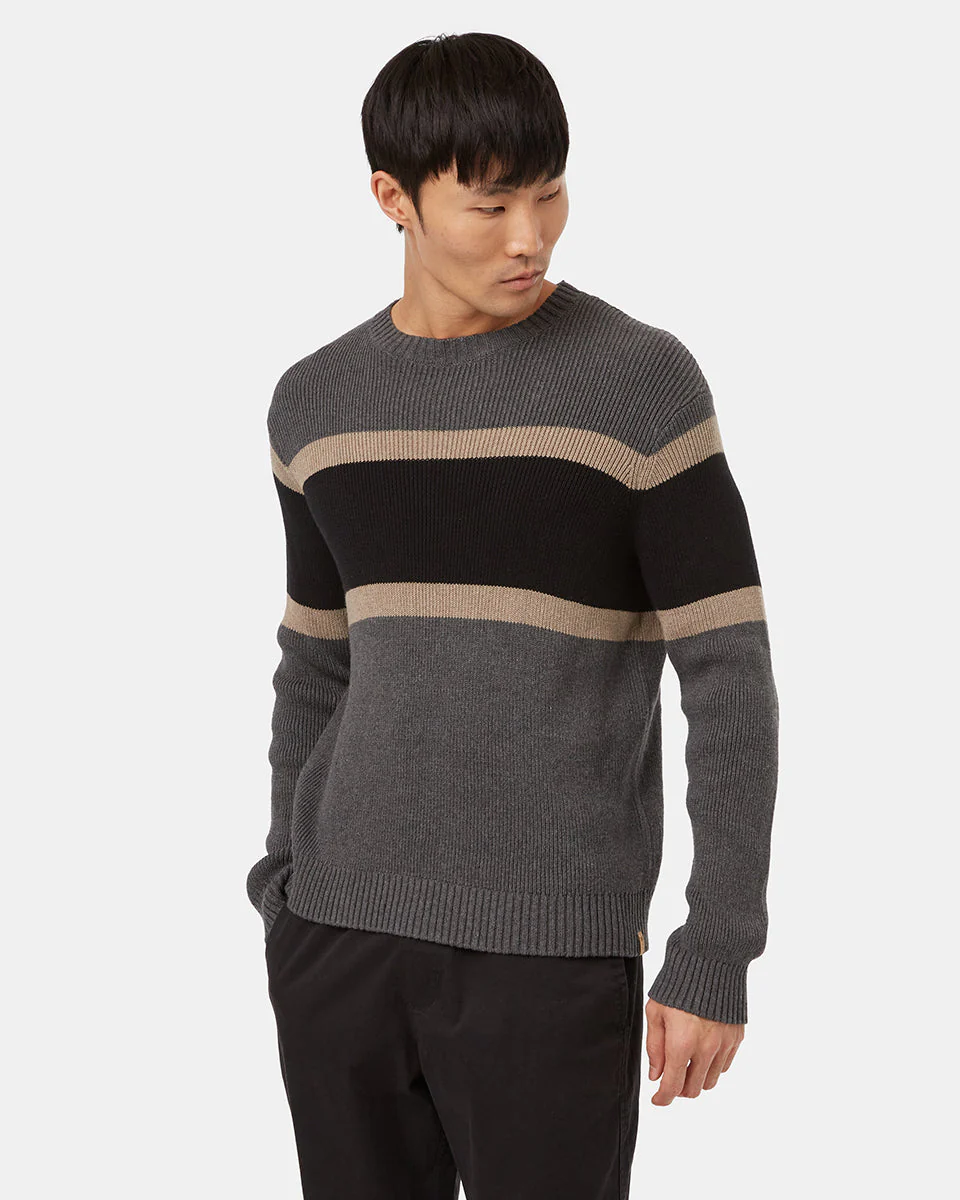 Highline Ribbed Blocked Crew - Image 2