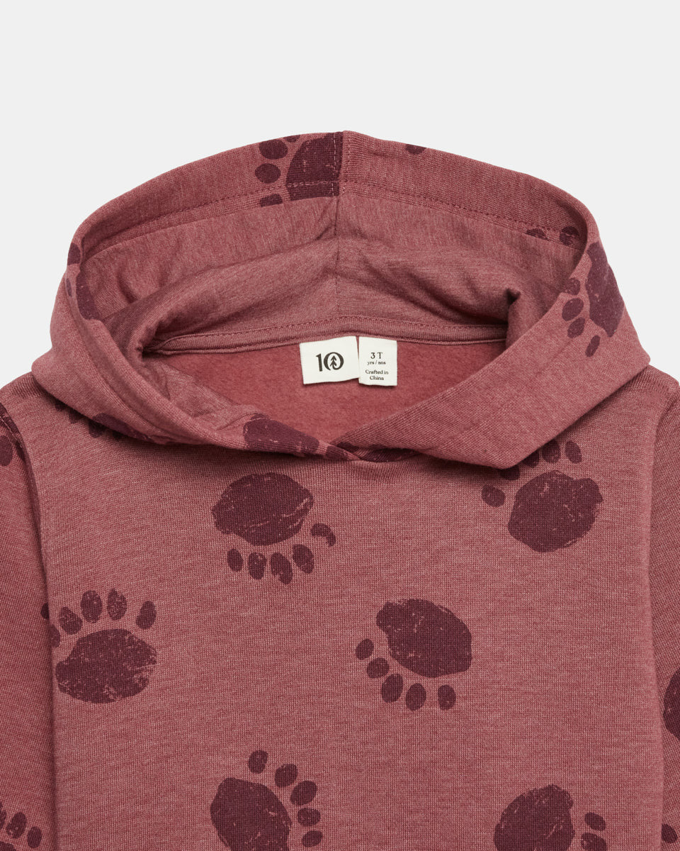 Kids Treefleece Bear Paw Hoodie - Image 4