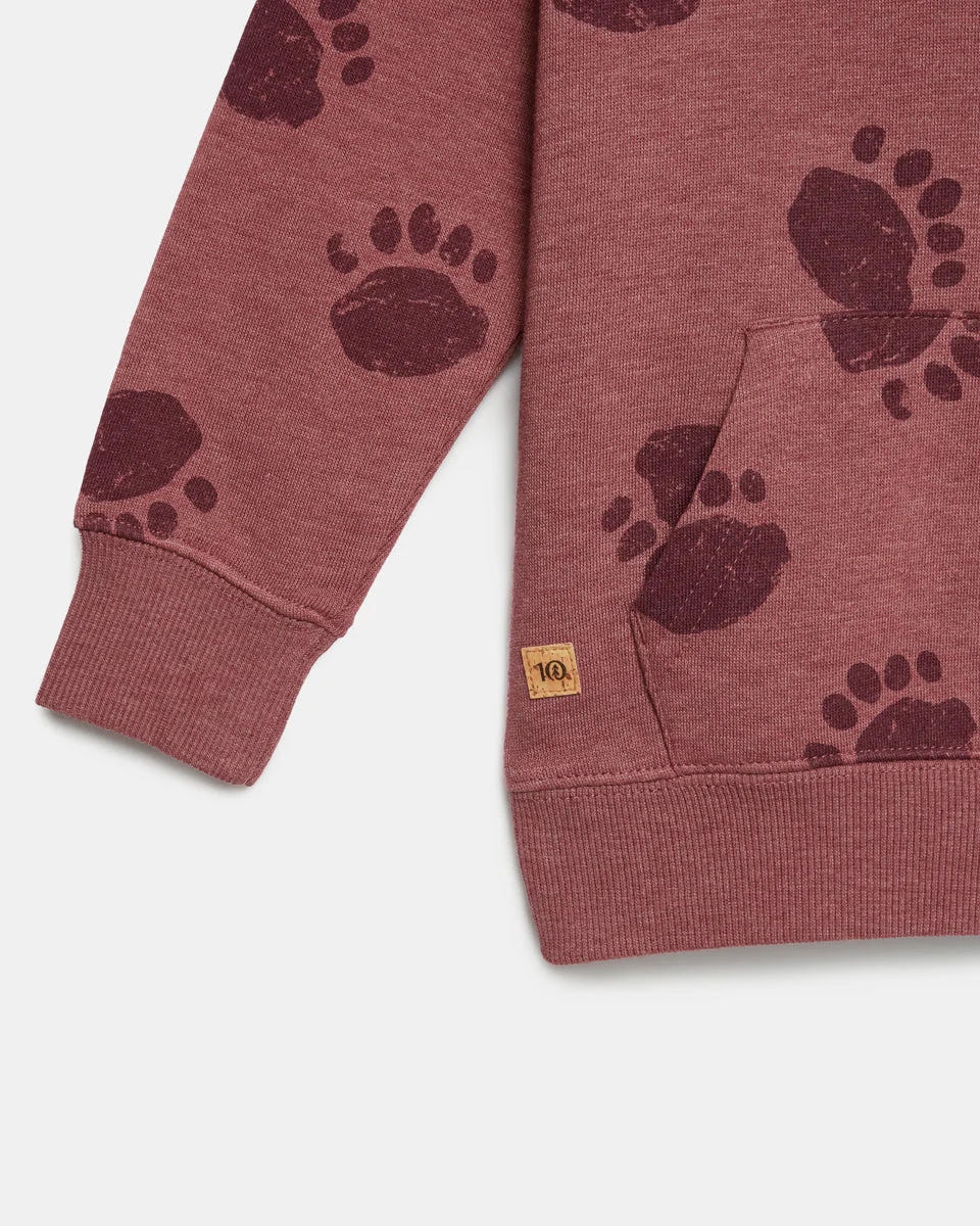 Kids Treefleece Bear Paw Hoodie - Image 5