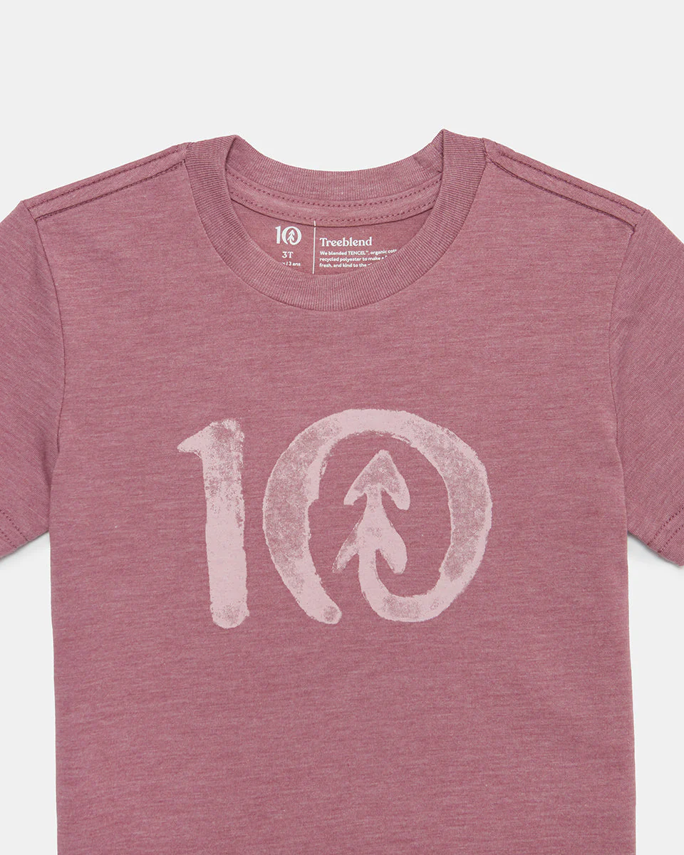 Kids Watercolour Ten T-Shirt - Image 2