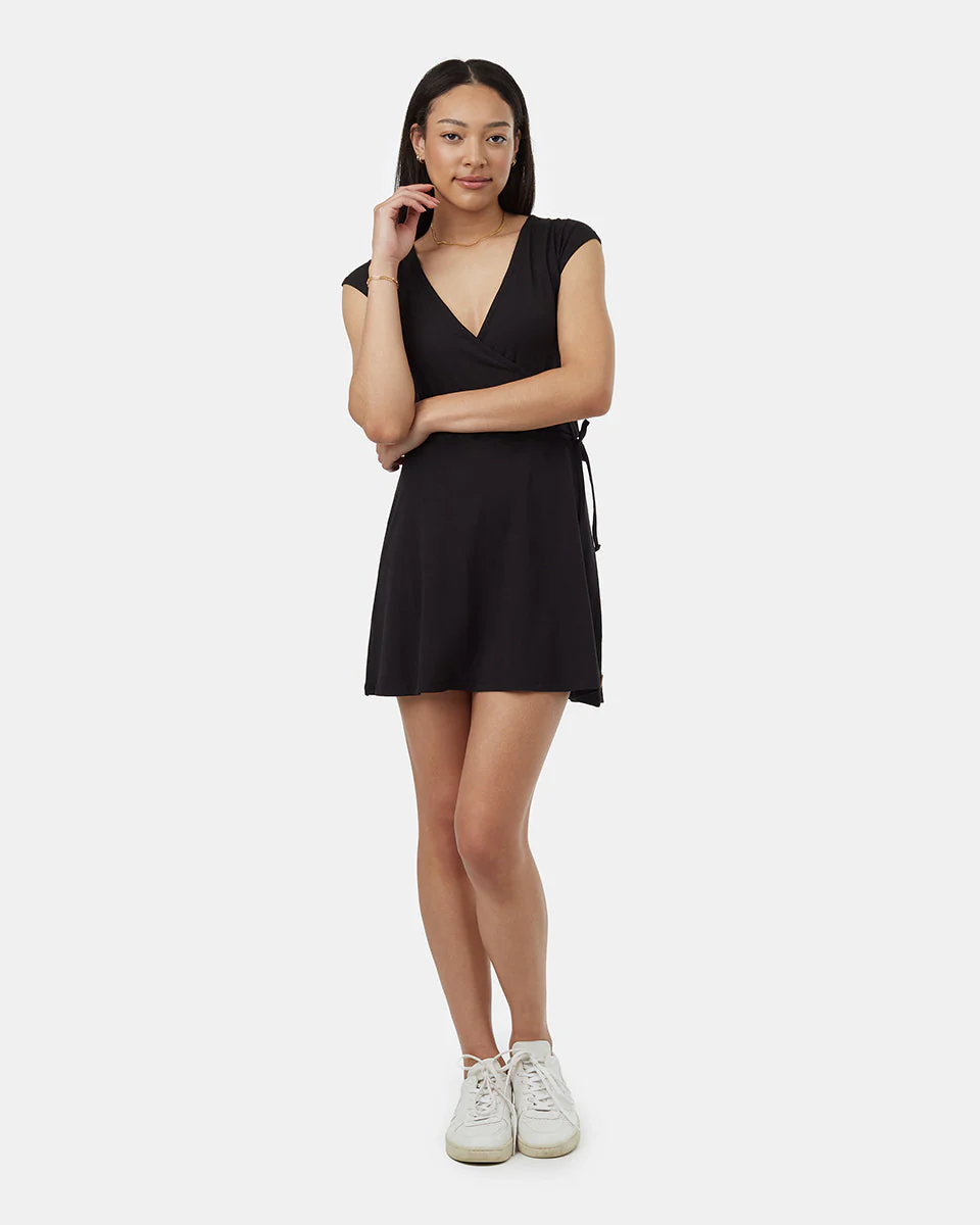 Knit Wrap Dress - Image 2