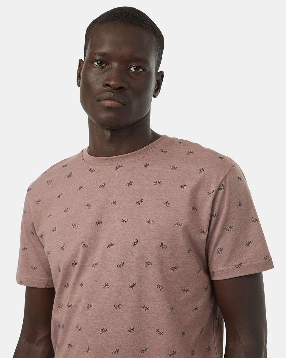 Bike Around Print T-Shirt - Image 5