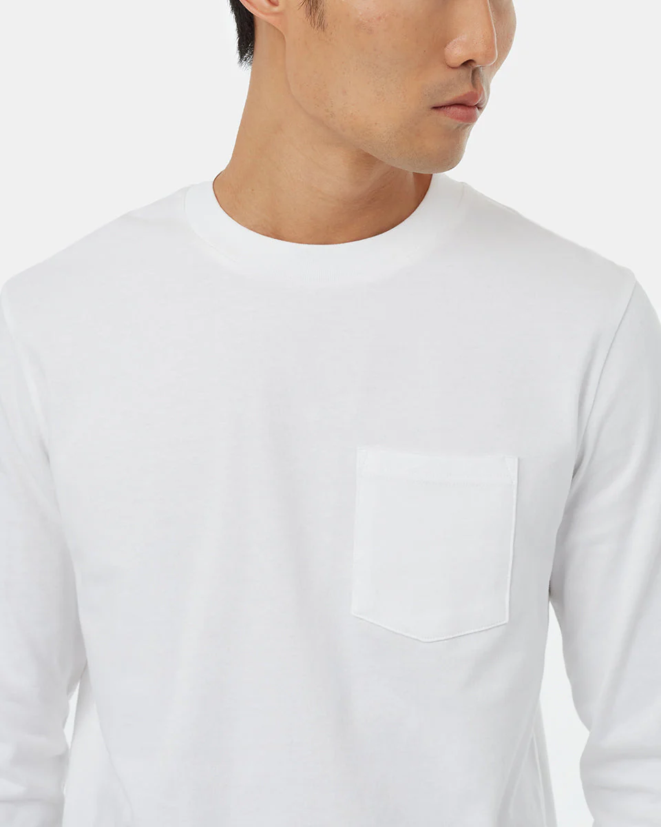 Heavyweight Cotton Pocket Longsleeve - Image 4