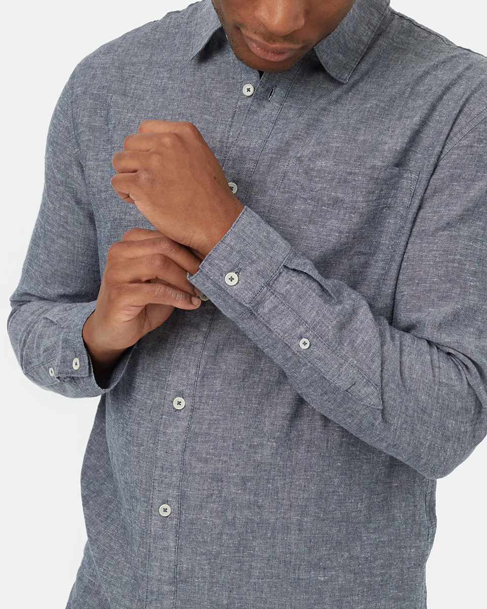 Hemp Button Front Shirt - Image 6