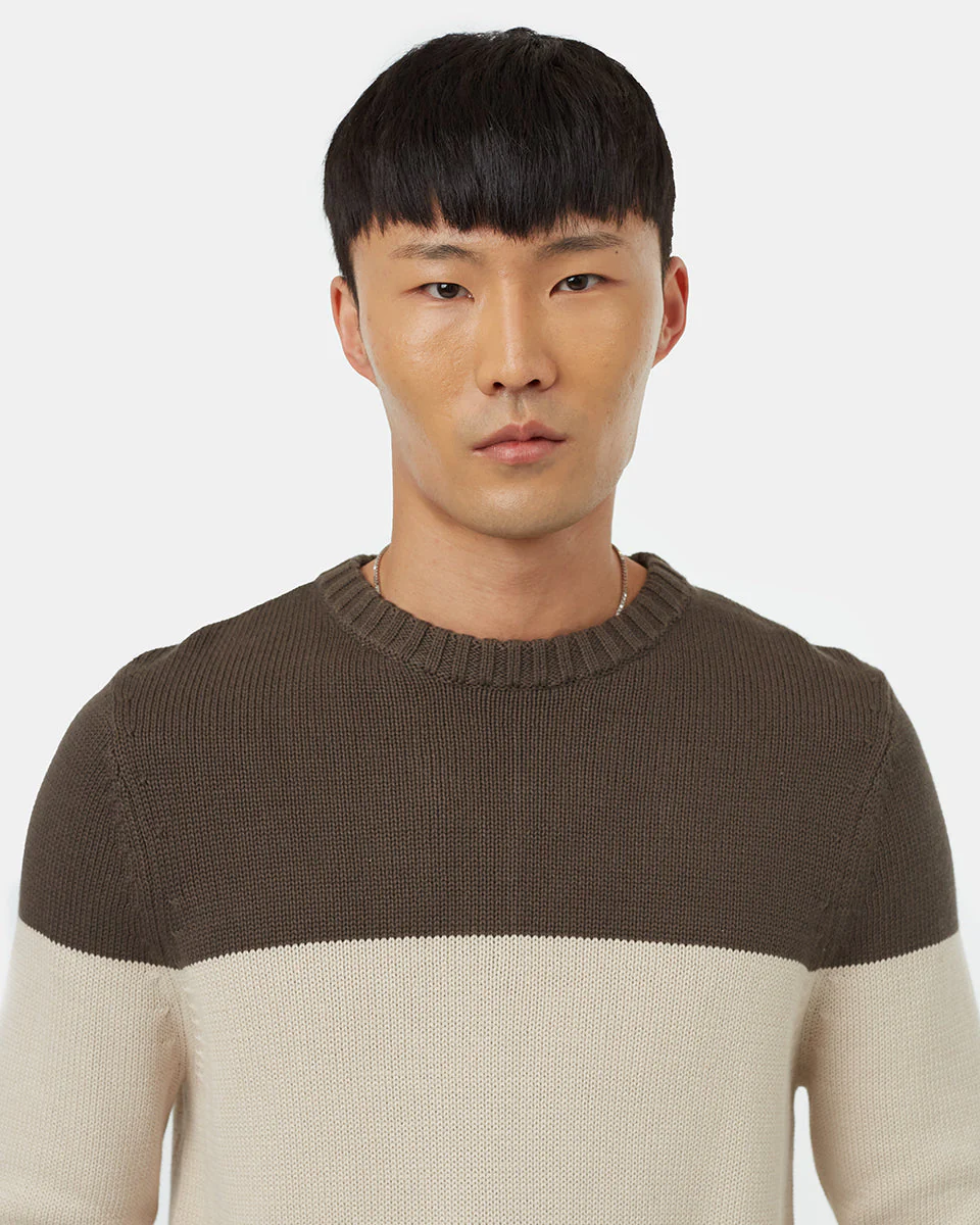Highline Blocked Crew Sweater - Image 4