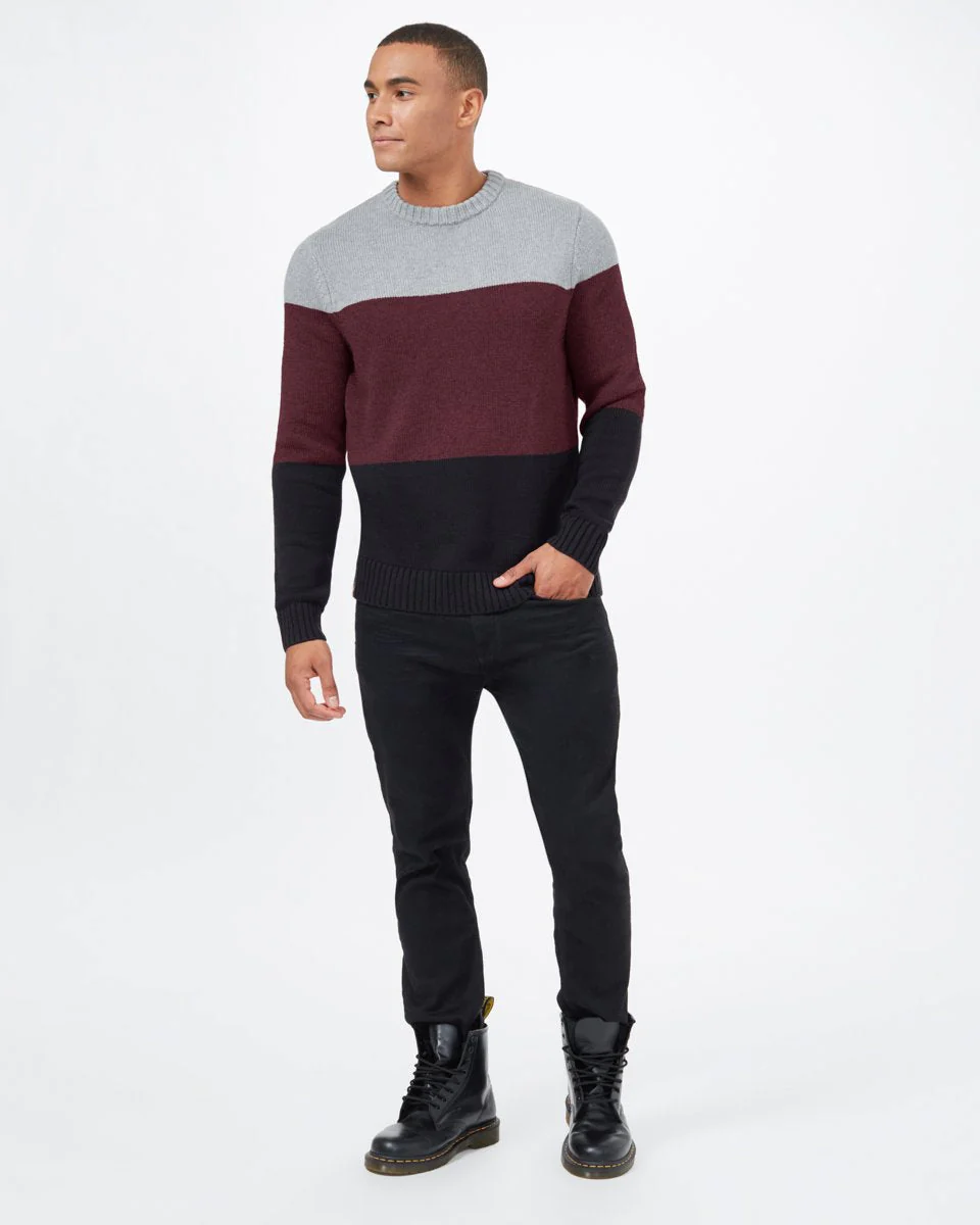 Highline Blocked Crew Sweater - Image 2