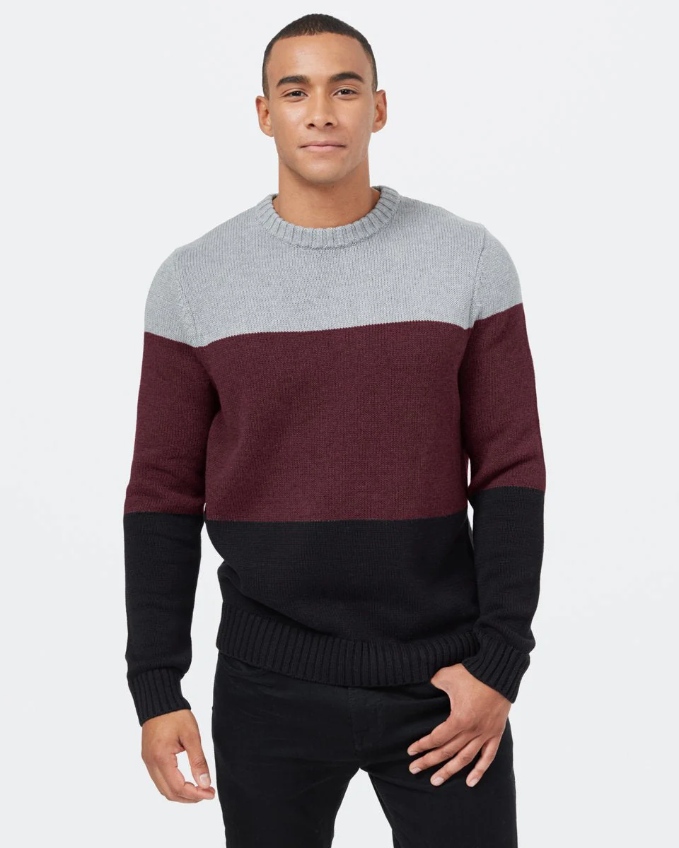 Highline Blocked Crew Sweater - Image 4