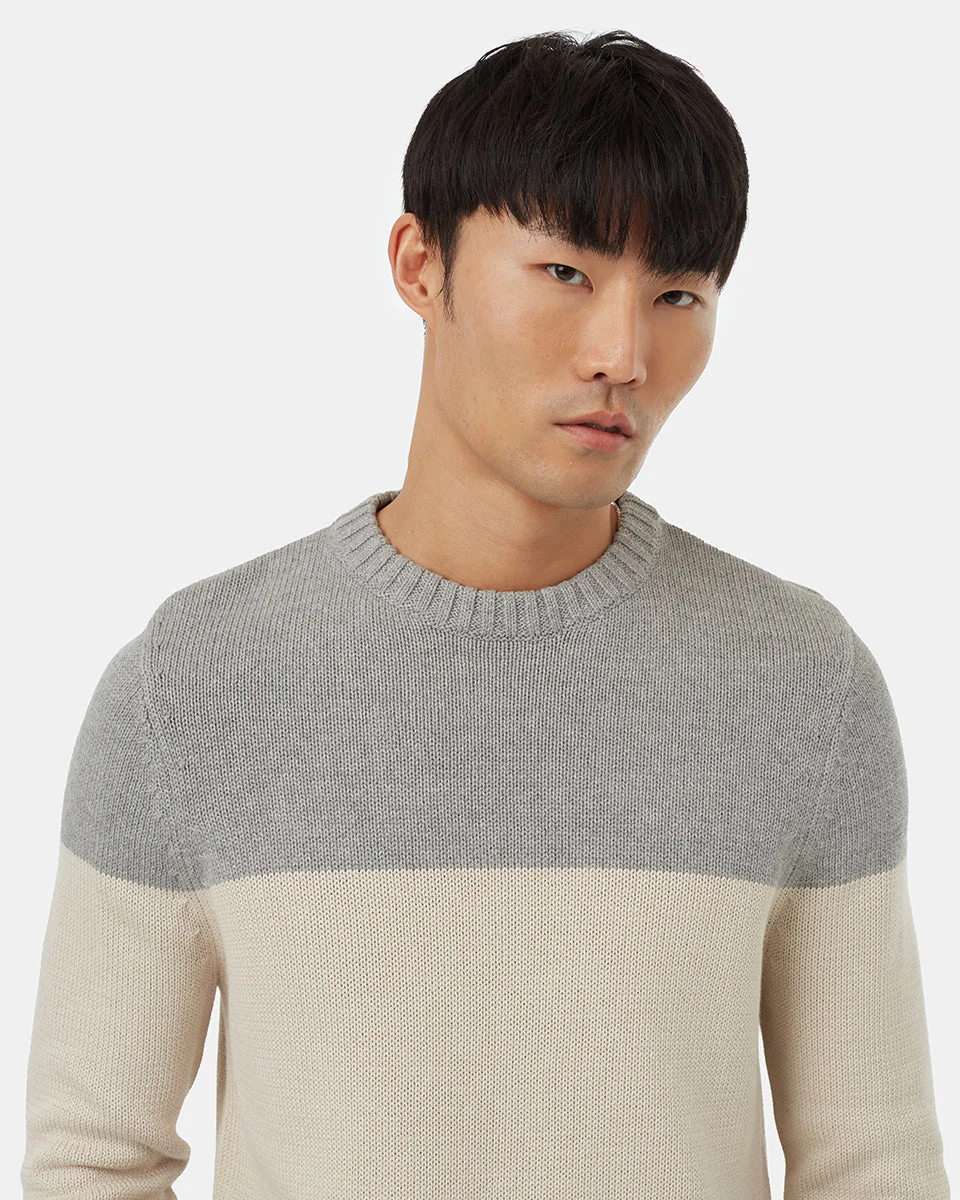 Highline Blocked Crew Sweater - Image 3