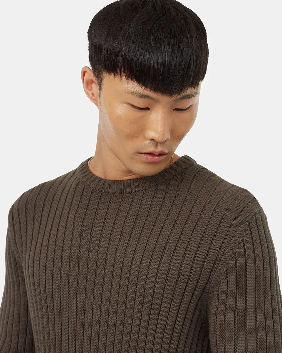 Highline Cotton Wide Rib Crew - Image 4