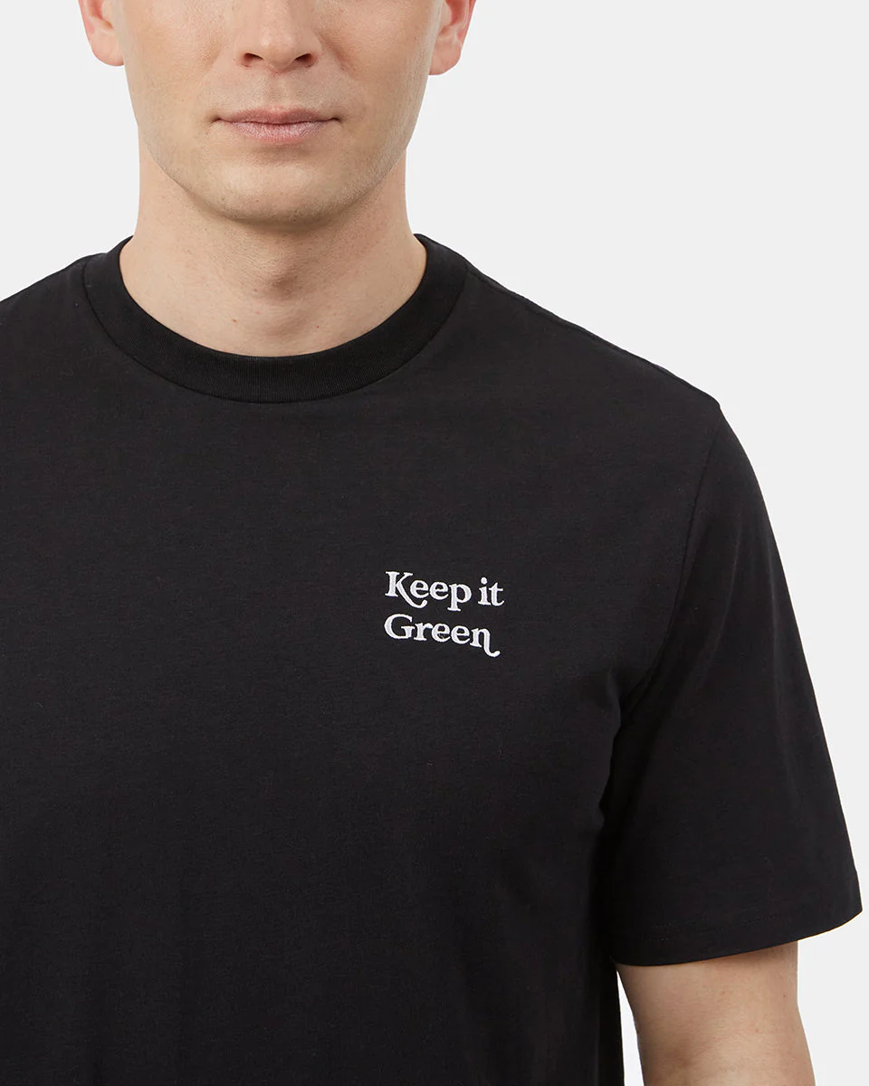 Keep It Green Embroidery T-Shirt - Image 4