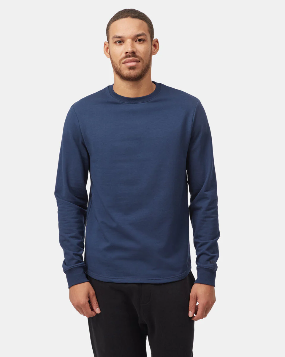 Lounge Shirt Tail Hem Crew - Image 2