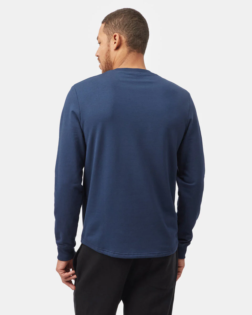 Lounge Shirt Tail Hem Crew - Image 3