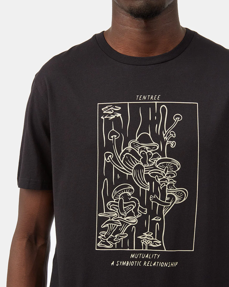 Mushroom Print T-Shirt - Image 5