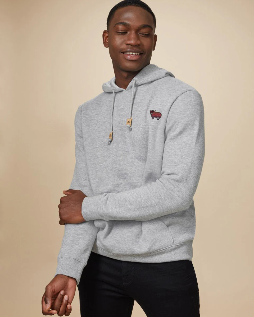 Nepal Embroidered Yak Hoodie