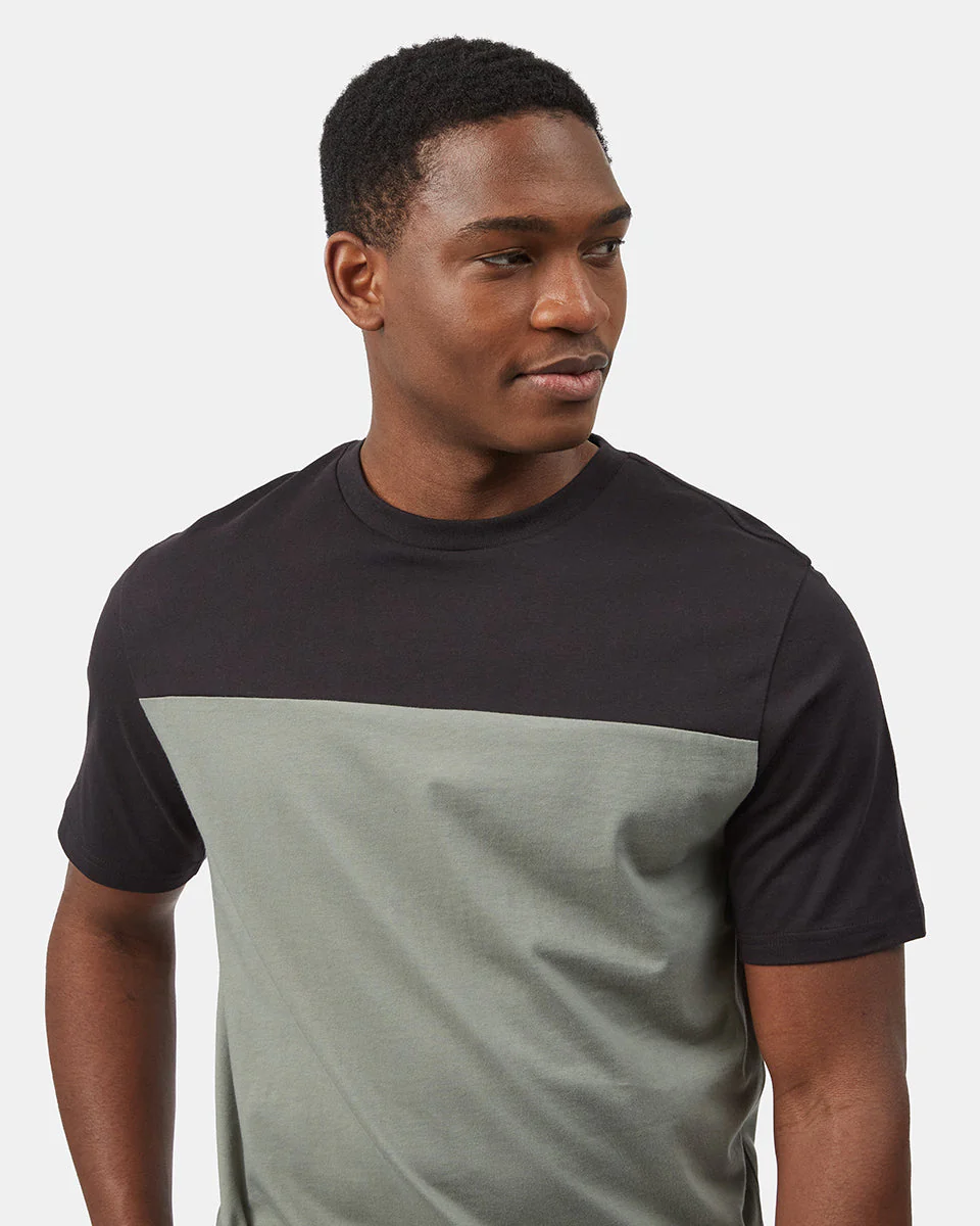 Organic Cotton Blocked Oversized T-Shirt - Image 4