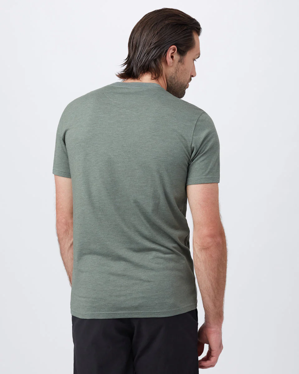 Palm Sunset Embroidery T-Shirt - Image 3