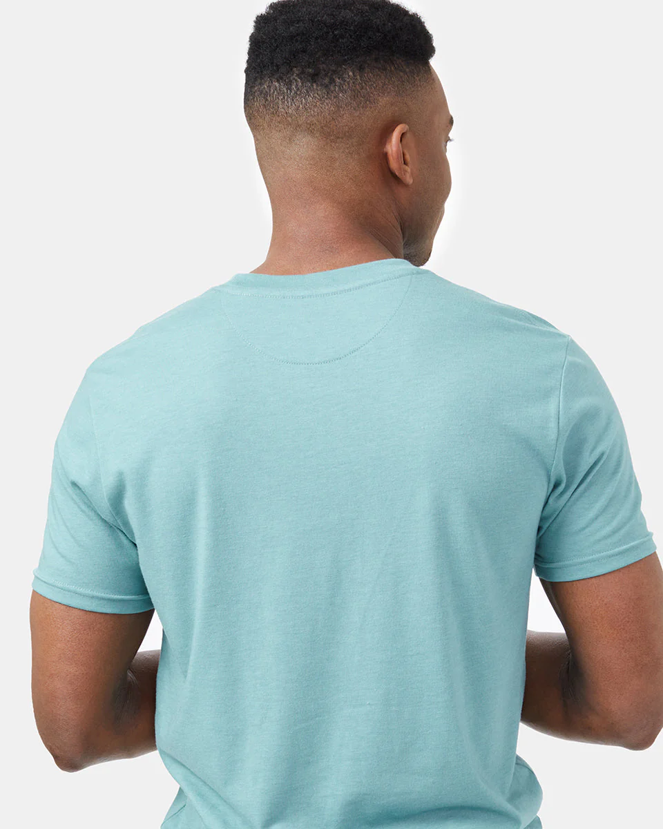 Palm Sunset Embroidery T-Shirt - Image 3