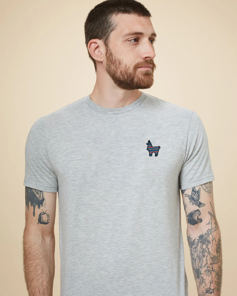 Peru Embroidered Llama T-Shirt - Image 3