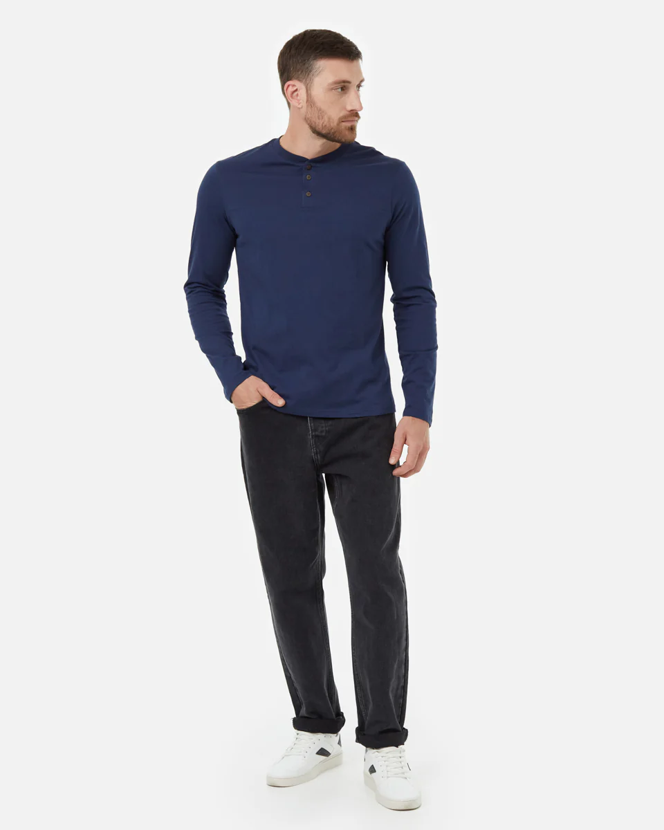 Set In Sleeve Yoke Henley - Image 2