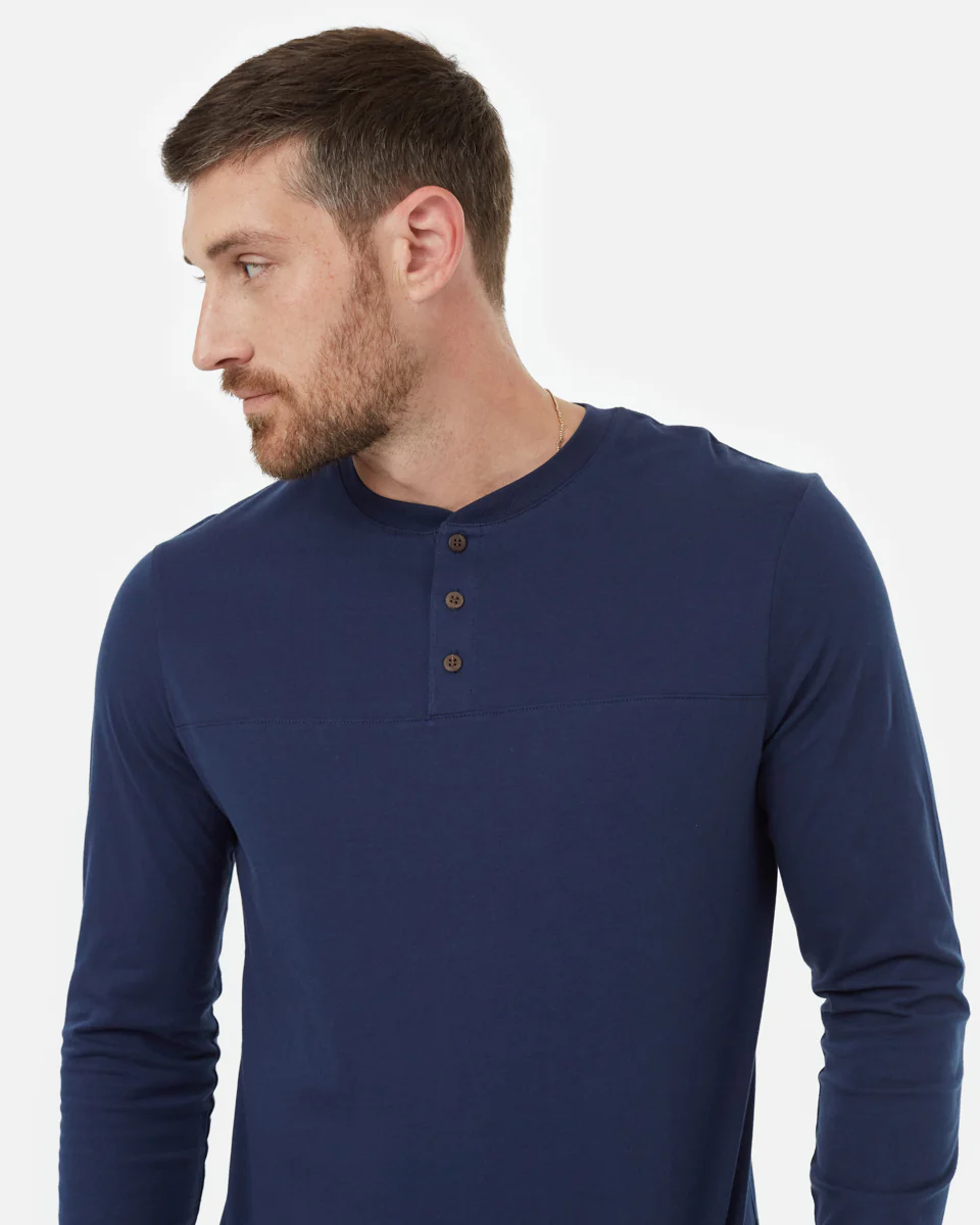 Set In Sleeve Yoke Henley - Image 4