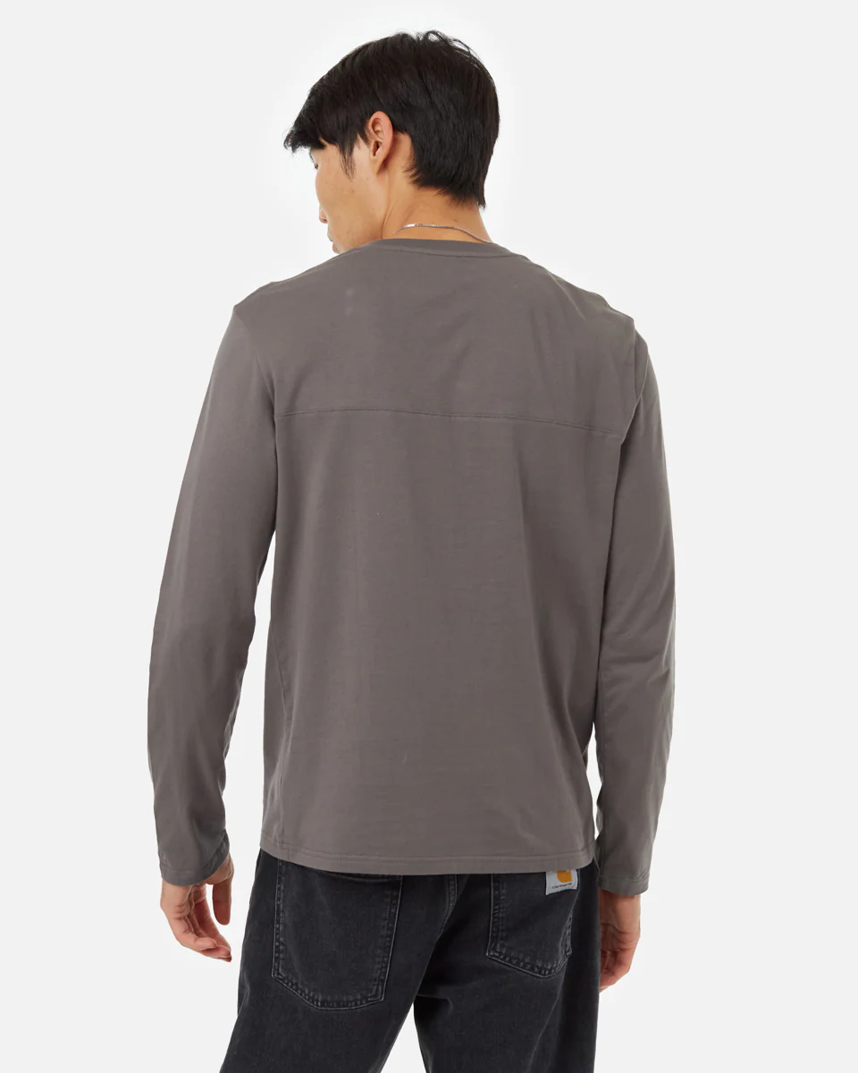 Set In Sleeve Yoke Henley - Image 3