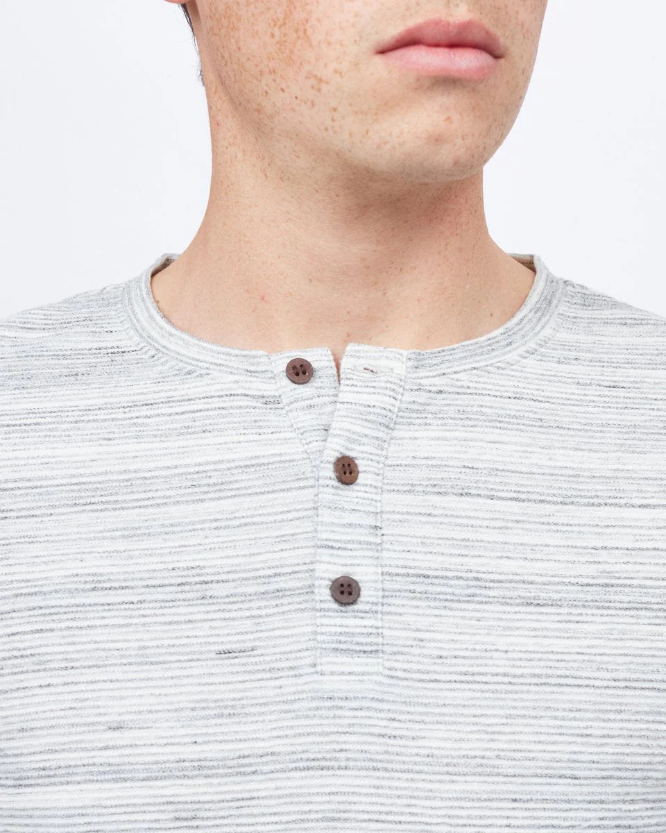 Space Dye Ottoman Henley Longsleeve - Image 3